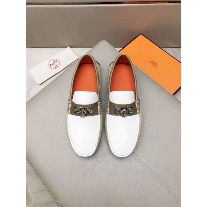H**mes leather shoes